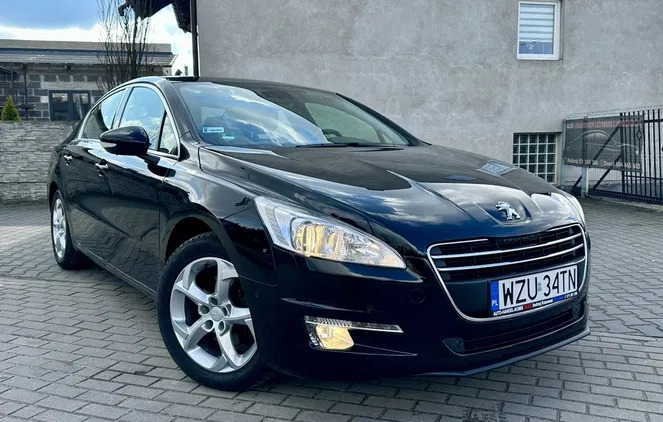 samochody osobowe Peugeot 508 cena 27900 przebieg: 170000, rok produkcji 2012 z Cybinka